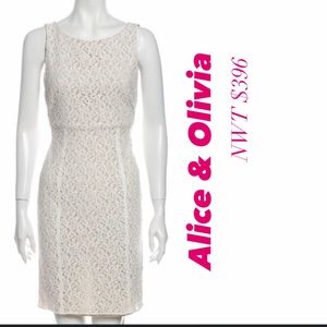 NWT Alice + Olivia NWT lace dress 🤍 $396